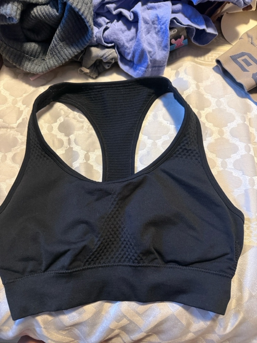 Alphalete Black Racerback Sports Bra